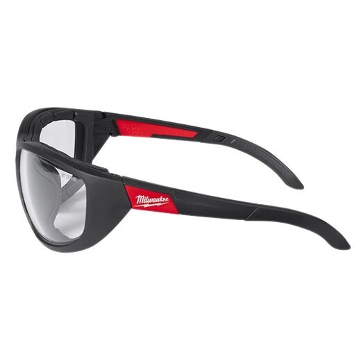 Milwaukee Clear High Performance Safety Glasses with Gasket