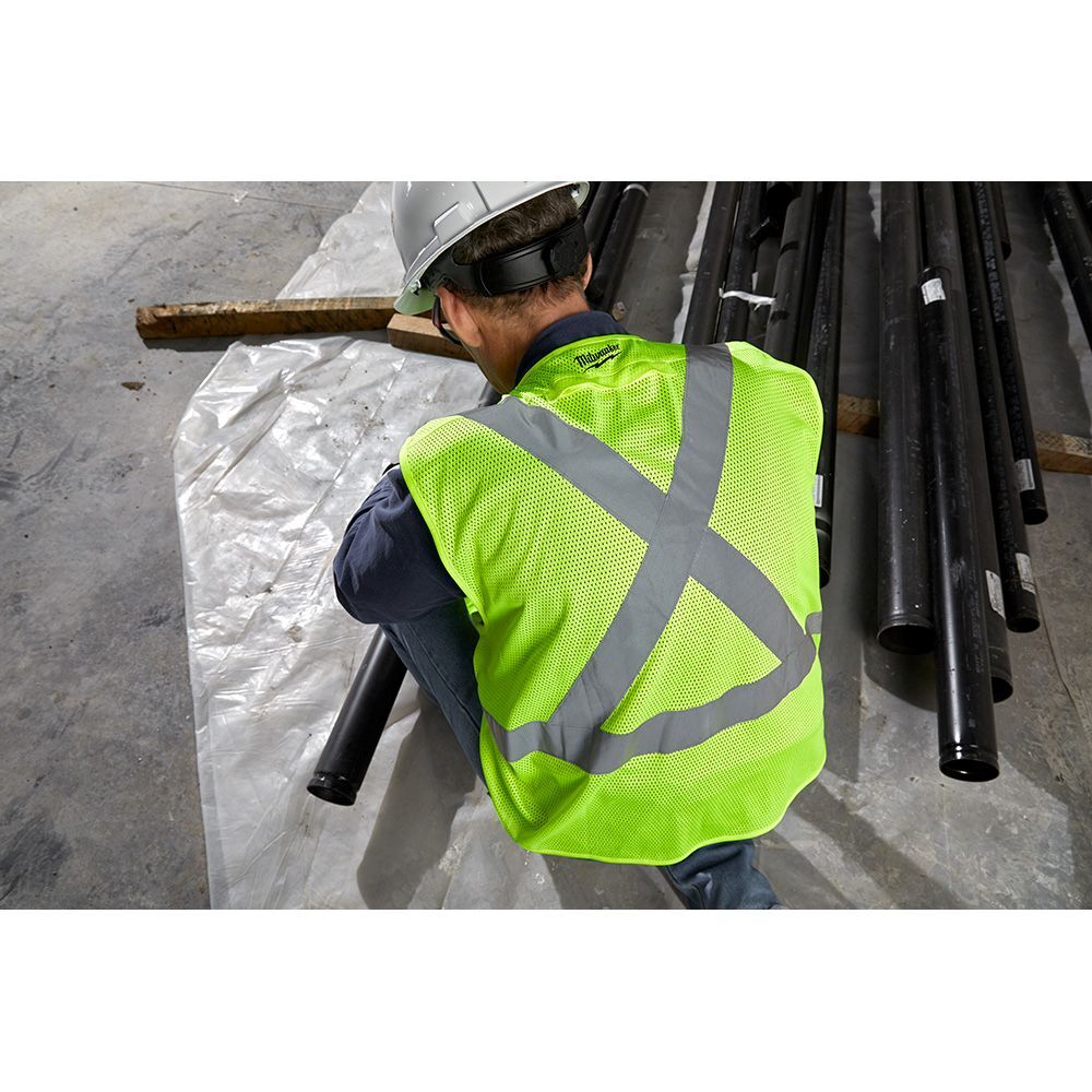 Milwaukee Class 2 High Visibility Yellow Safety Vest
