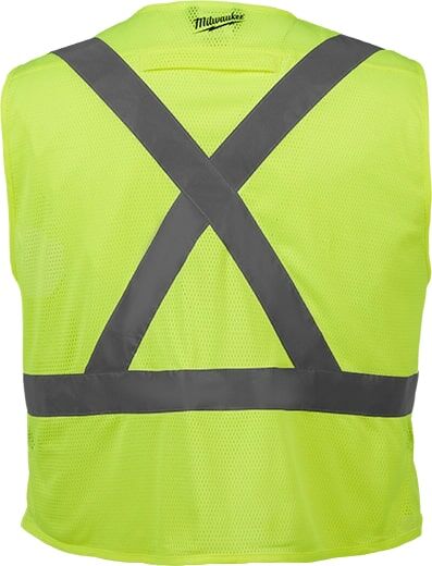 Milwaukee Class 2 High Visibility Yellow Safety Vest