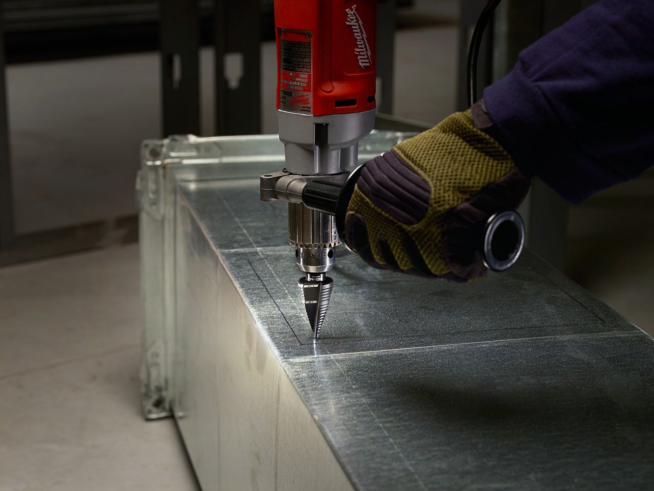 Milwaukee Step Drill Bit, #9, 7/8-In - 1 1/8-In