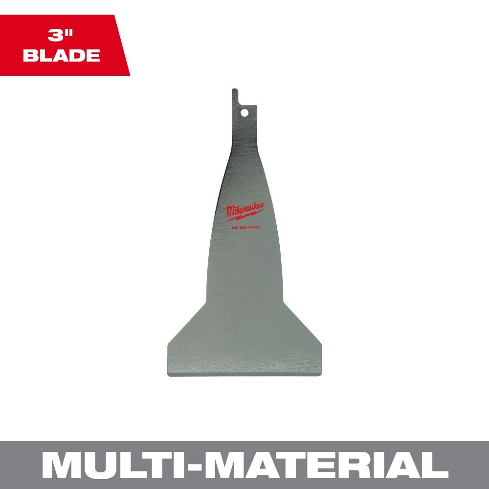 Milwaukee Sawzall Scraper Blade, 3-In