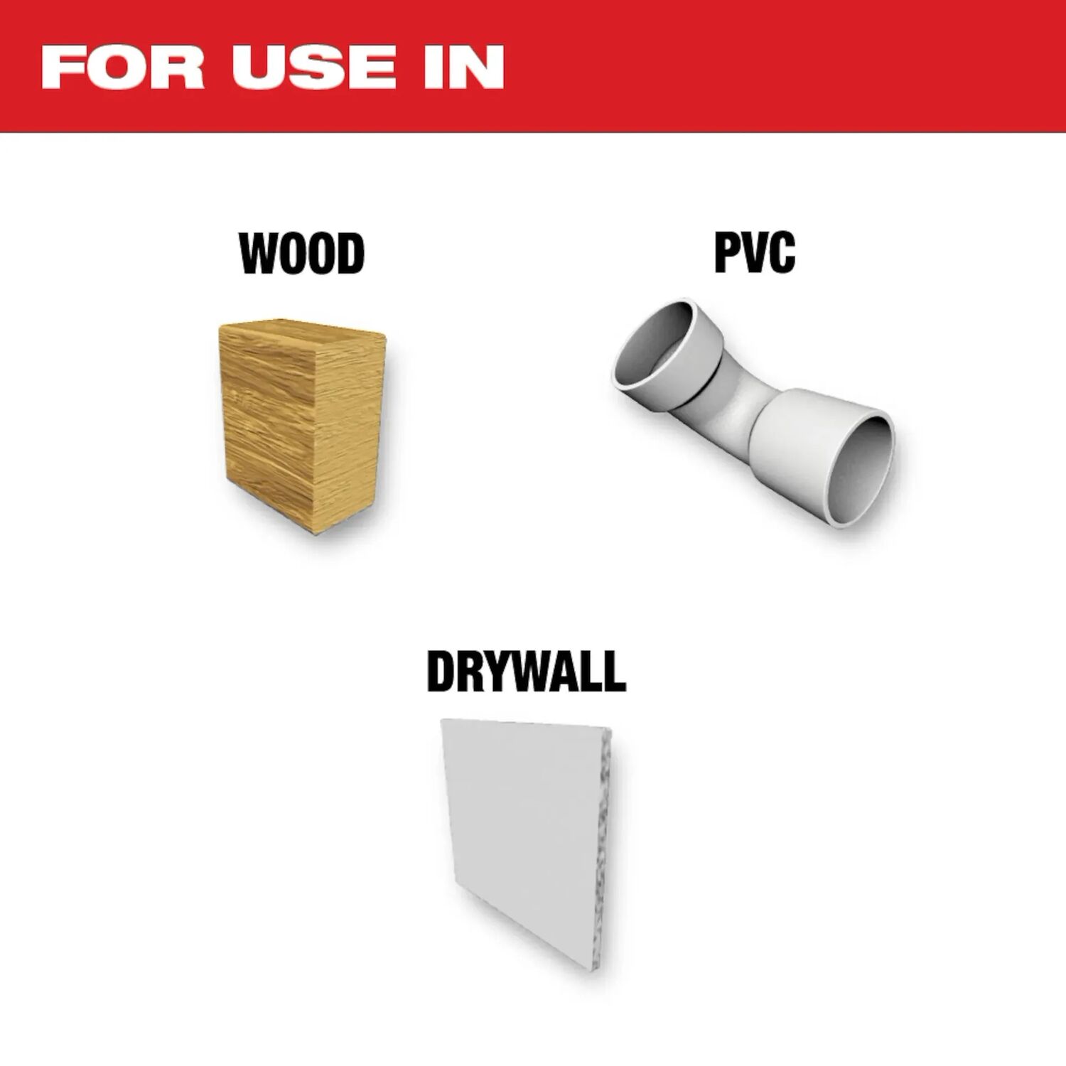 Milwaukee Open-Lok Oscillating HCS Wood Universal Fit Blade Set, 3-Pc