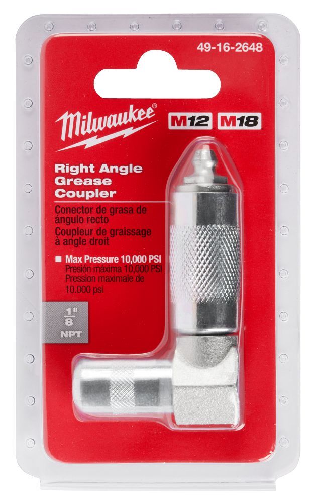 Milwaukee Right Angle Grease Coupler