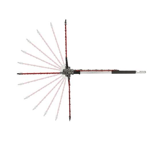 Milwaukee M18 Fuel Quik-Lok Articulating Hedge Trimmer Attachment
