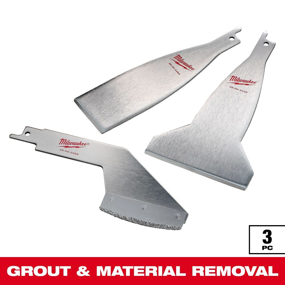 Milwaukee Sawzall Material Removal Blade Set, 3-Pc