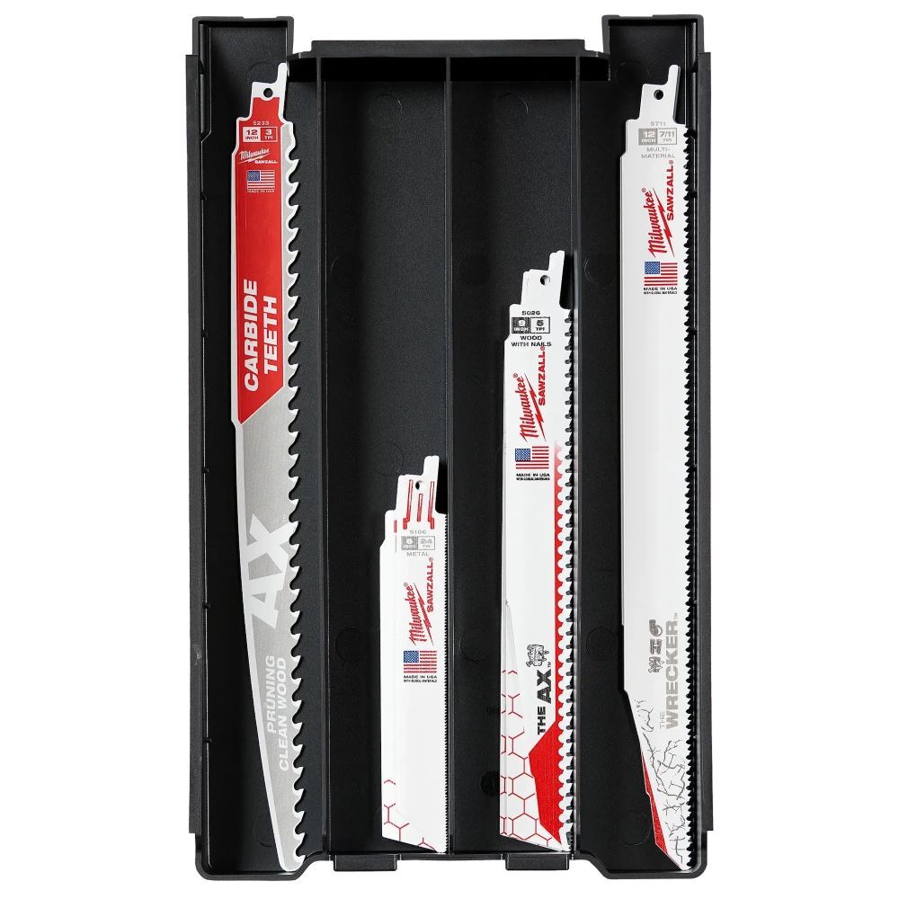 Milwaukee Sawzall Blade Packout Kit, 15-Pc