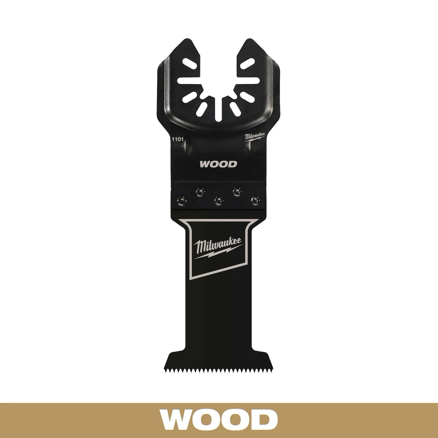 Milwaukee Open-Lok Oscillating HCS Wood Universal Fit Blade, 1 3/8-In