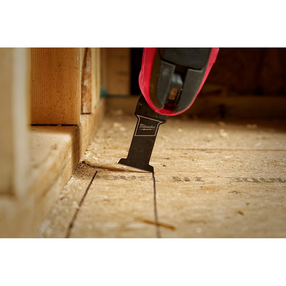 Milwaukee OPEN-LOK 1-3/8-In HCS Wood Multi-Tool Blades, 3-Pk