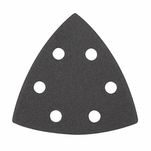 Milwaukee 6 Pack 80 Grit Triangle Sandpaper - 3 1/2 in