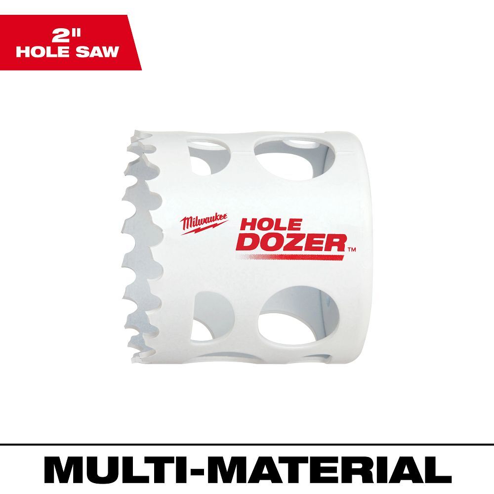 Milwaukee Hole Dozer Bi-Metal Cup Hole Saw, 2-In