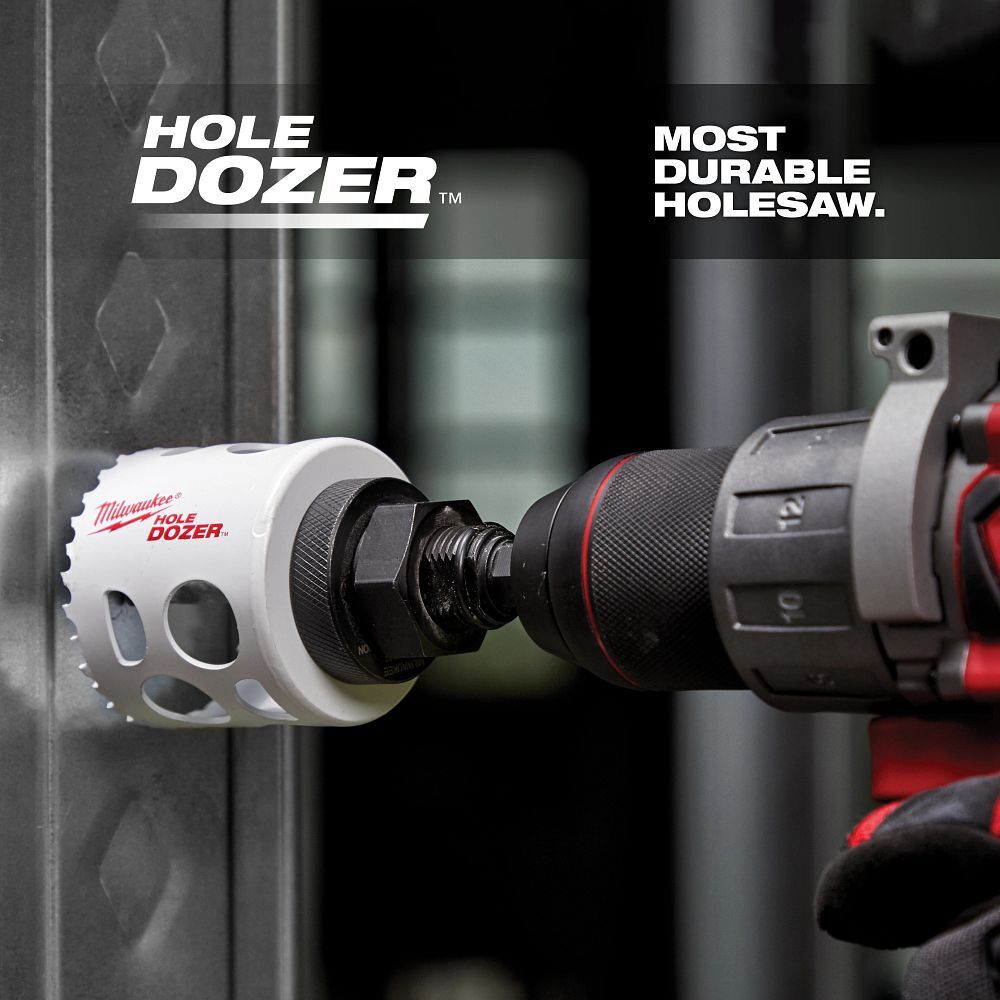 Milwaukee Hole Dozer Bi-Metal Cup Hole Saw, 2 1/8-In