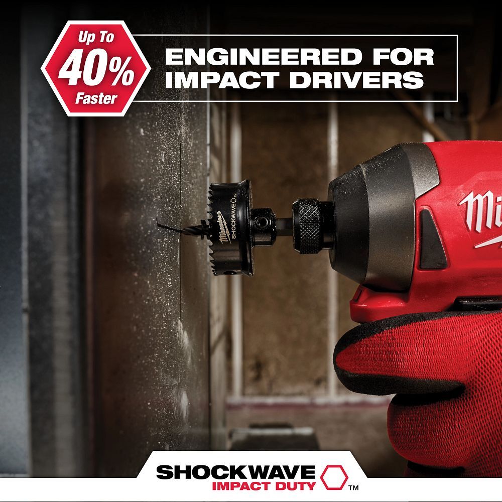 Milwaukee Shockwave Impact Duty Hole Saw, 7/8-In