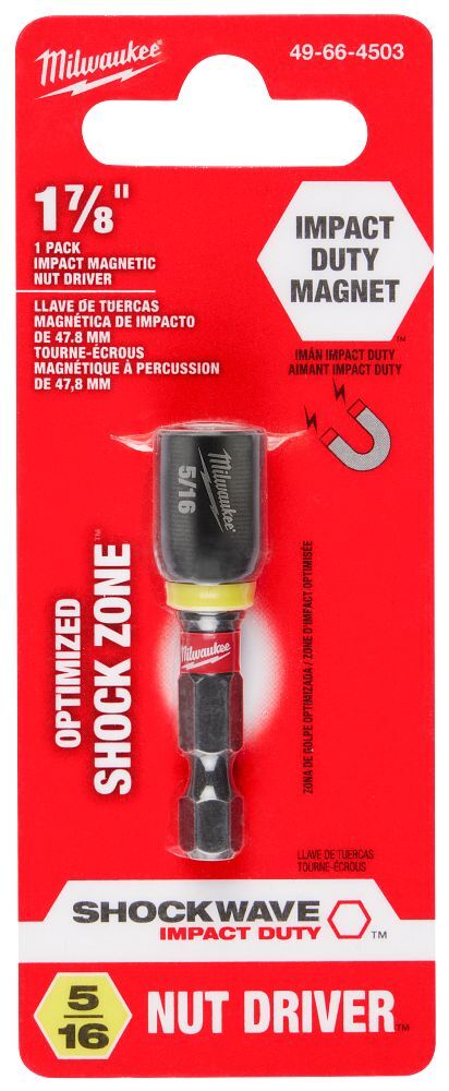 Milwaukee Impact Duty Magnetic Nut Driver, 5/16-In x 1 7/8-In