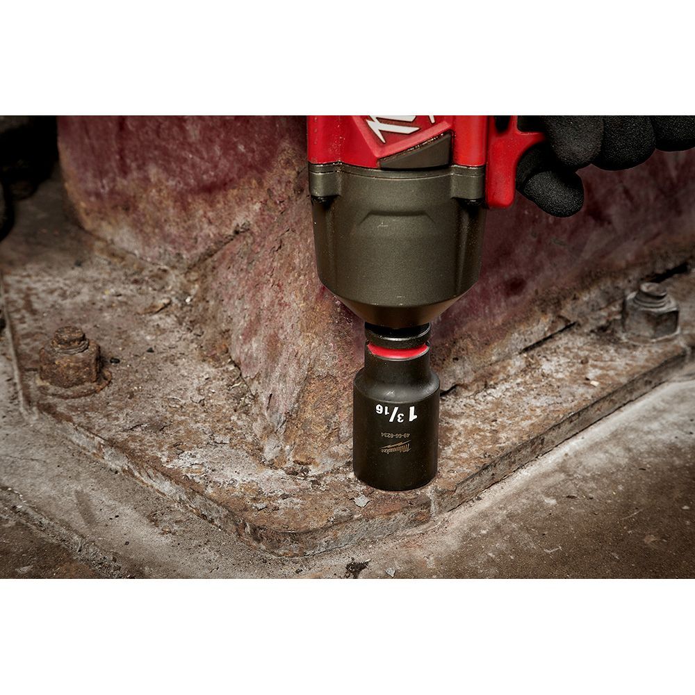 Milwaukee SHOCKWAVE Impact Duty 1/2-In Drive 1-1/4-In Deep 6 Point Socket