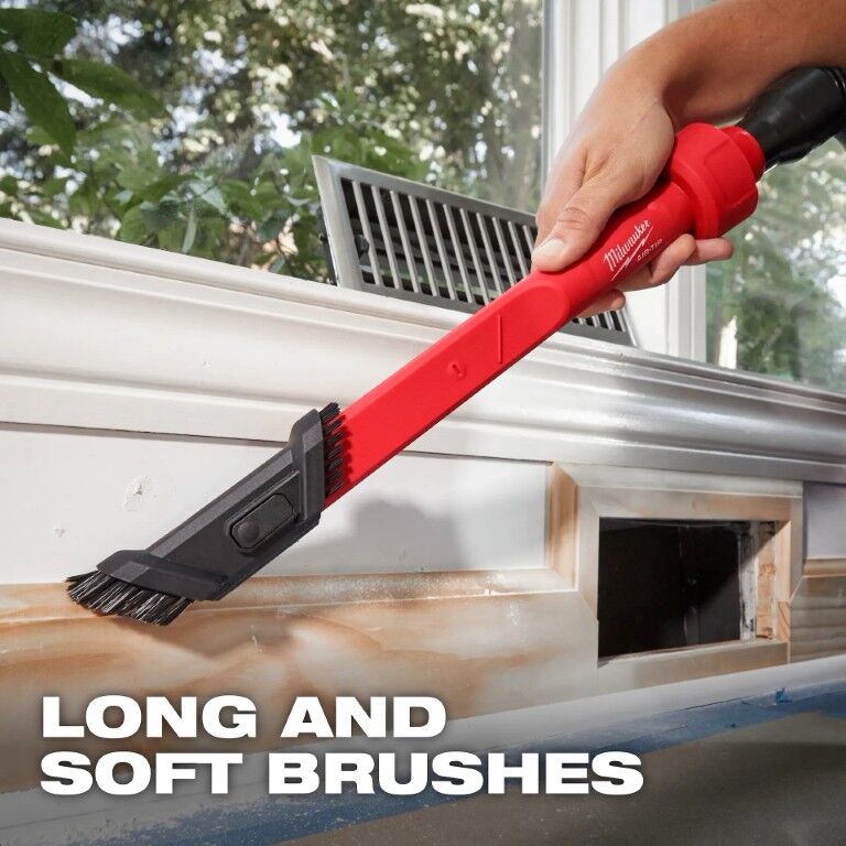 Milwaukee Air-Tip 3-In-1 Vacuum Crevice And Brush Tool