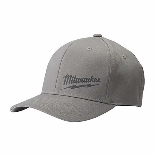 Milwaukee Fitted BaseHat in Gray