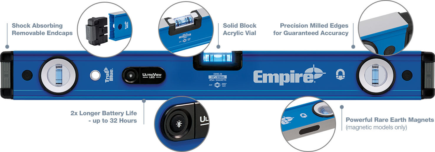 Empire ULTRA VIEW LED Box Level, 48-In