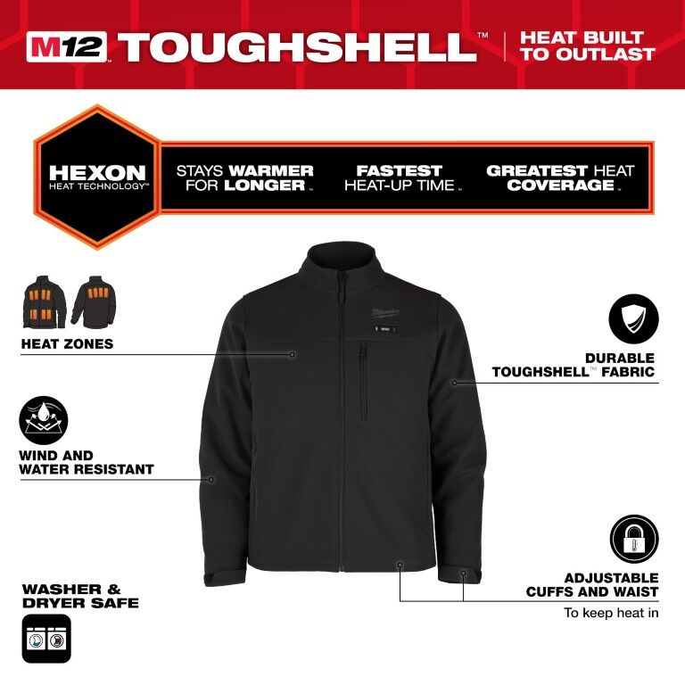 Milwaukee Men's M12 Heated TOUGHSHELL Jacket