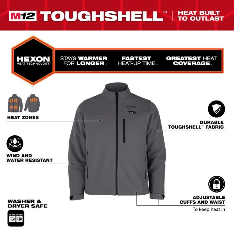 Milwaukee Men's M12 Heated TOUGHSHELL Jacket