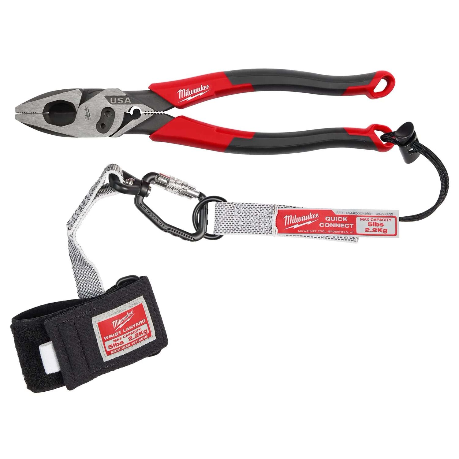 Milwaukee 9-In Lineman's Comfort Grip Pliers with Crimper and Bolt Cutter (USA)
