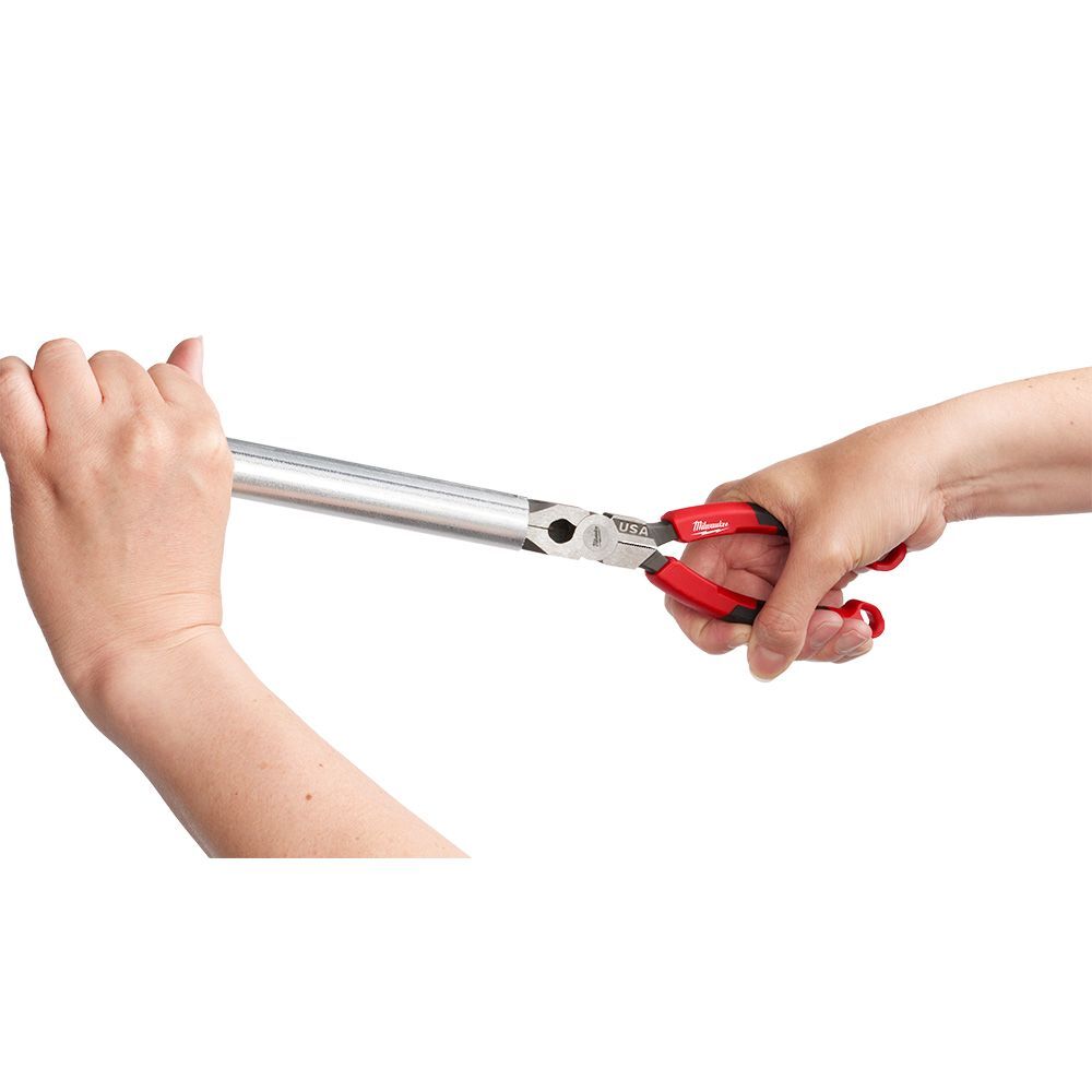 Milwaukee 8-In Long Nose Comfort Grip Pliers (USA)