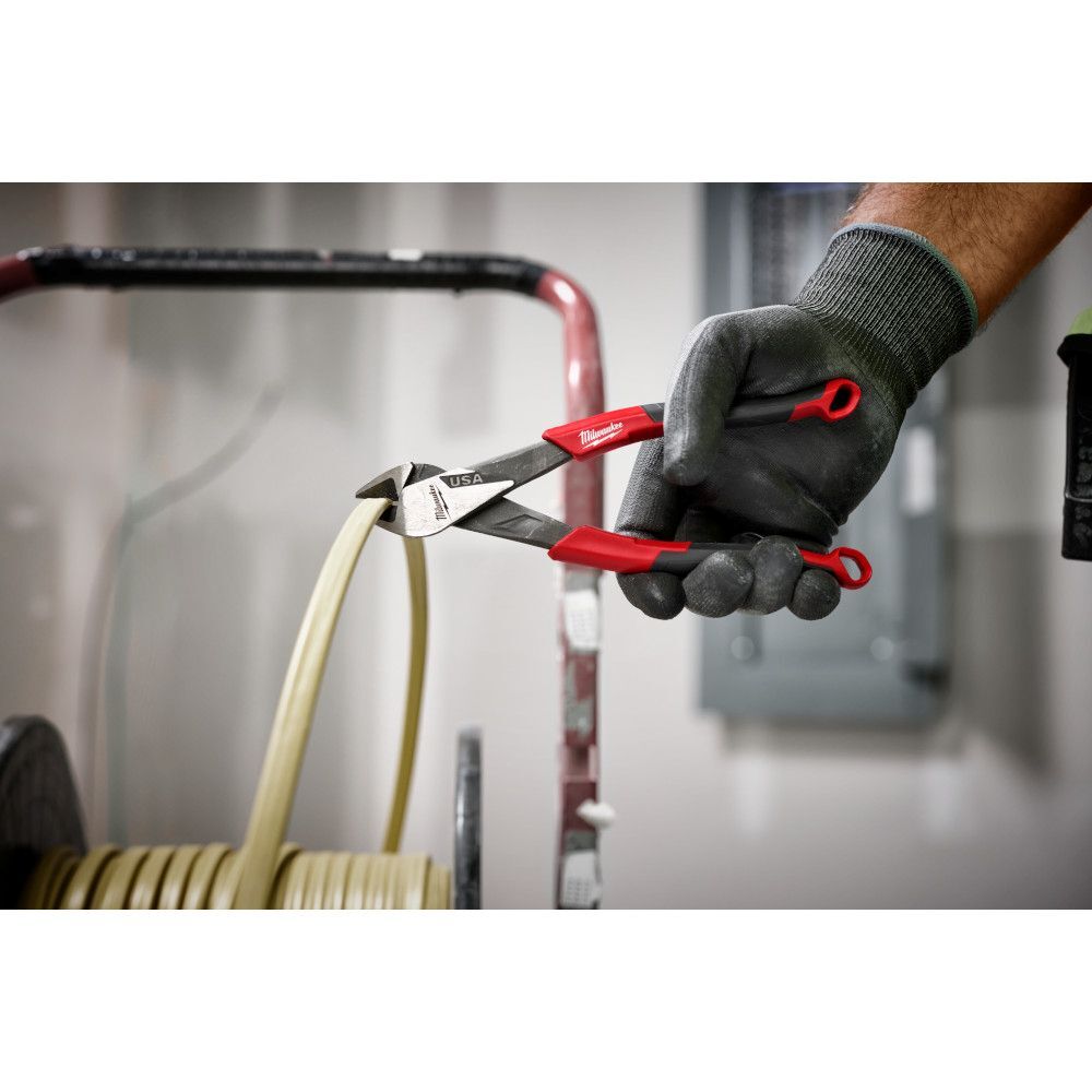 Milwaukee 8-In Diagonal Comfort Grip Cutting Pliers (USA)