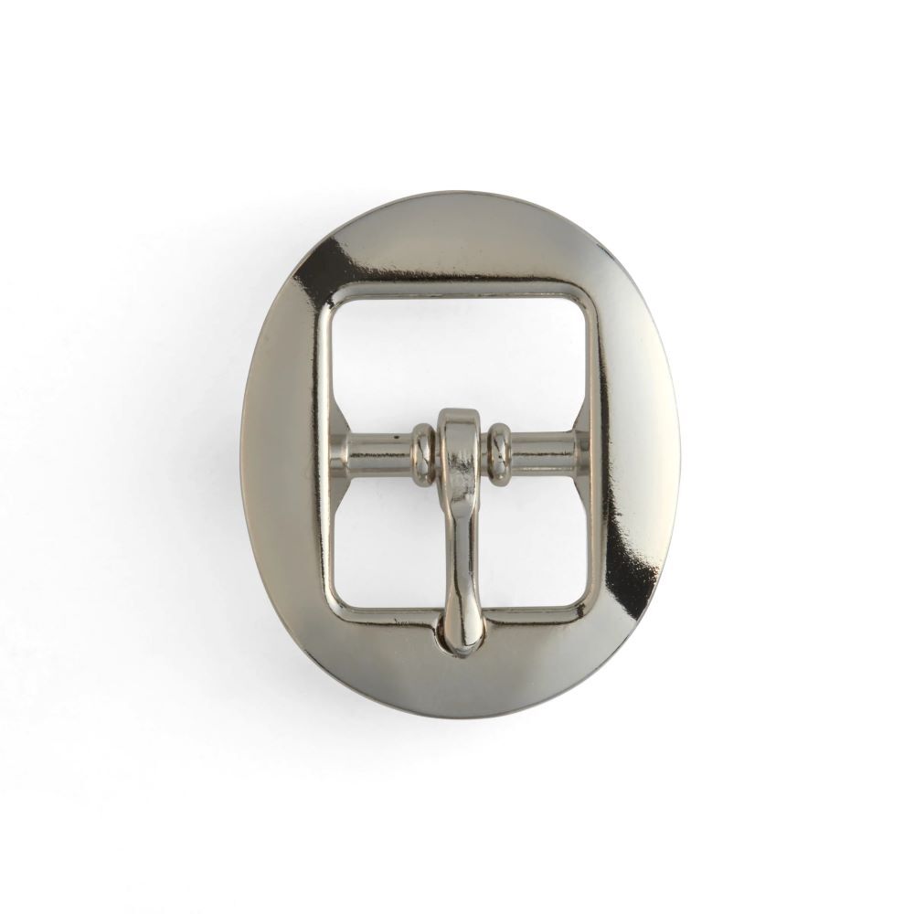 Tandy Leather Nickel Plated Cart Buckle, 3/4-In