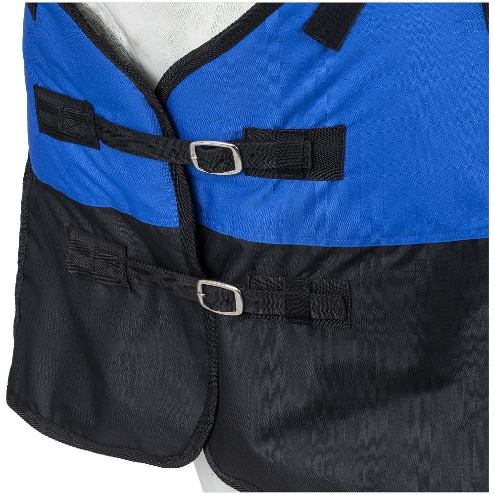 Tough1 600D Royal Blue Turnout Blanket With Snuggit, 69-In