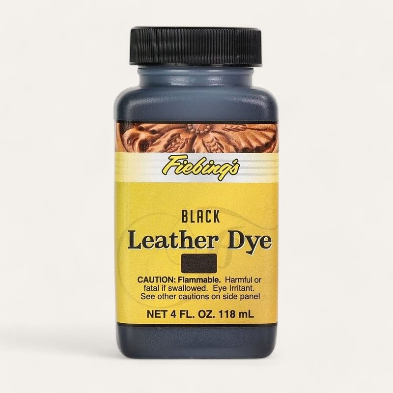 Fiebing's Black Leather Dye, 4-Oz