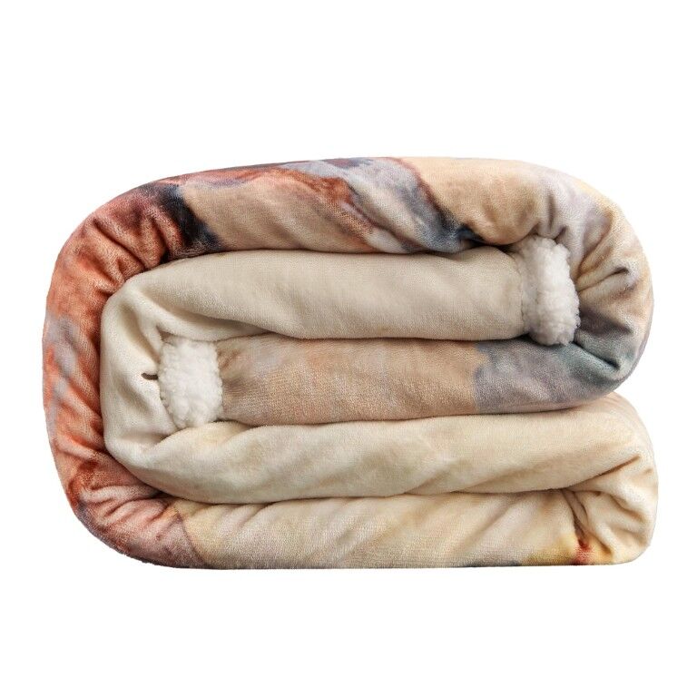 Indigo Hill Buster Campfire Sherpa Throw, 54-In x 68-In