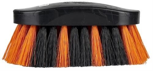 Decker Manufacturing Majestic Series Orange/Black Equine Brush