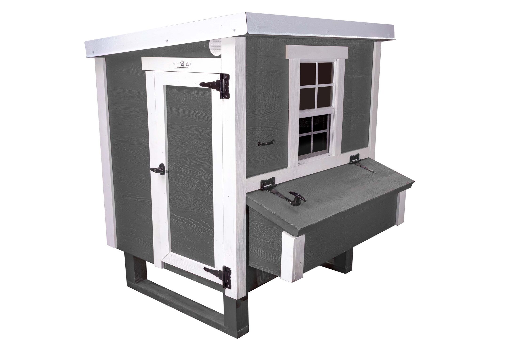 OverEZ Medium Chicken Coop, Gray