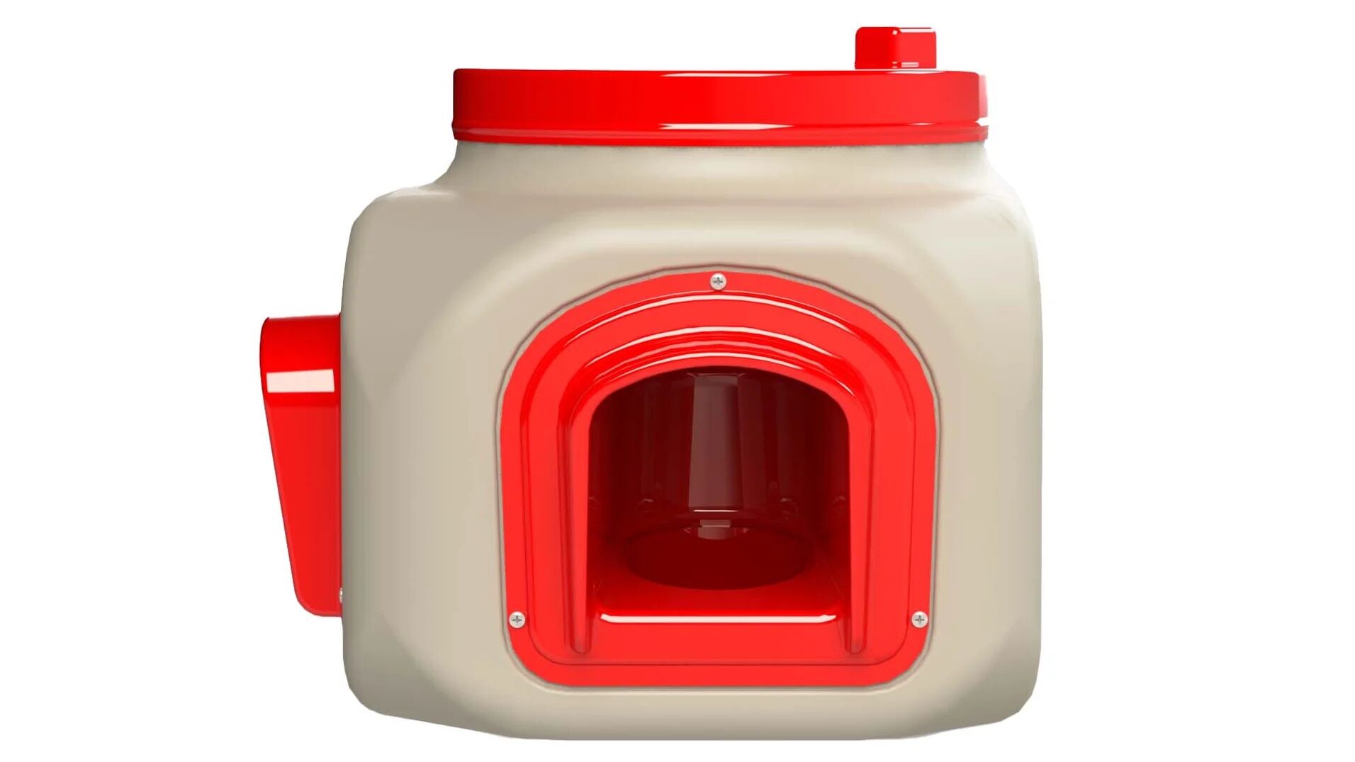 OverEZ Compact Chicken Feeder, 25-Lb