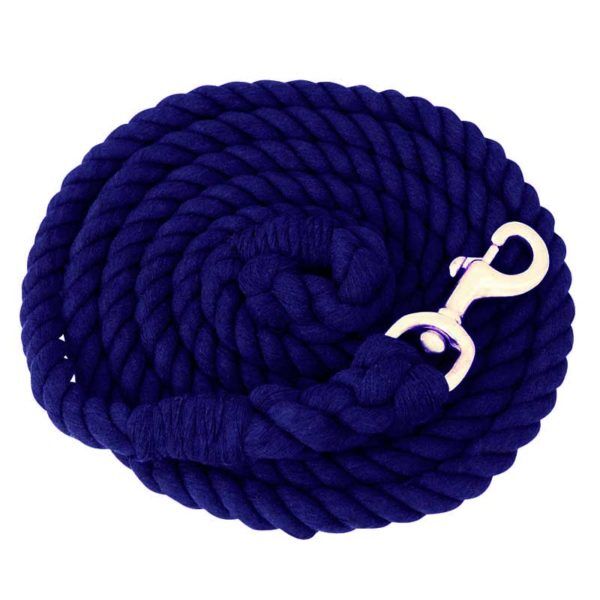 Partrade 3/4-In Navy Blue Cotton Lead With 1-1/8 In Bolt Snap