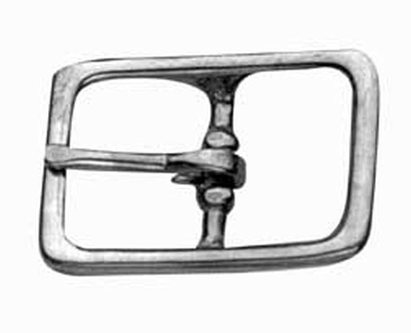 Partrade Plated Center Bar Buckle 5/8" - Nickel
