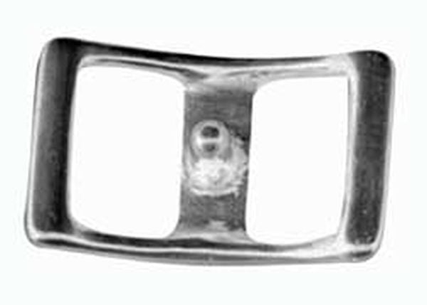 Partrade Plated Conway Buckle 3/4" - Nickel