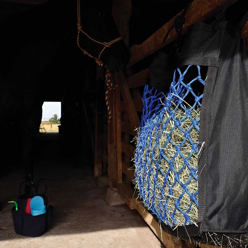 Partrade Black Ultimate Heavy Duty Adjustable Height Hay Bag, 22-In X 23-In