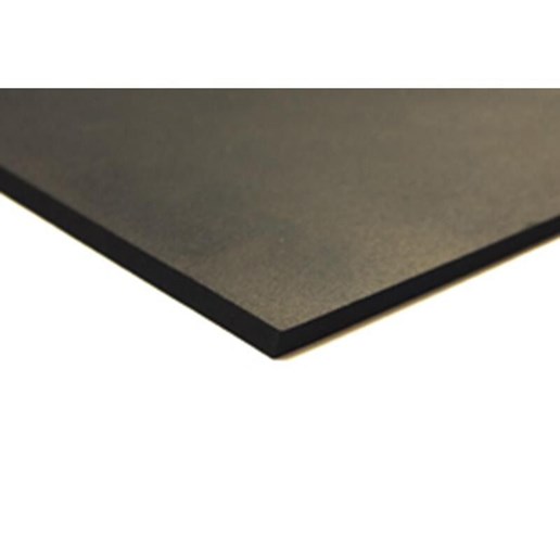 North West Rubber Trailer Mat - Black, 4 ft X 7 ft X 1/2 in