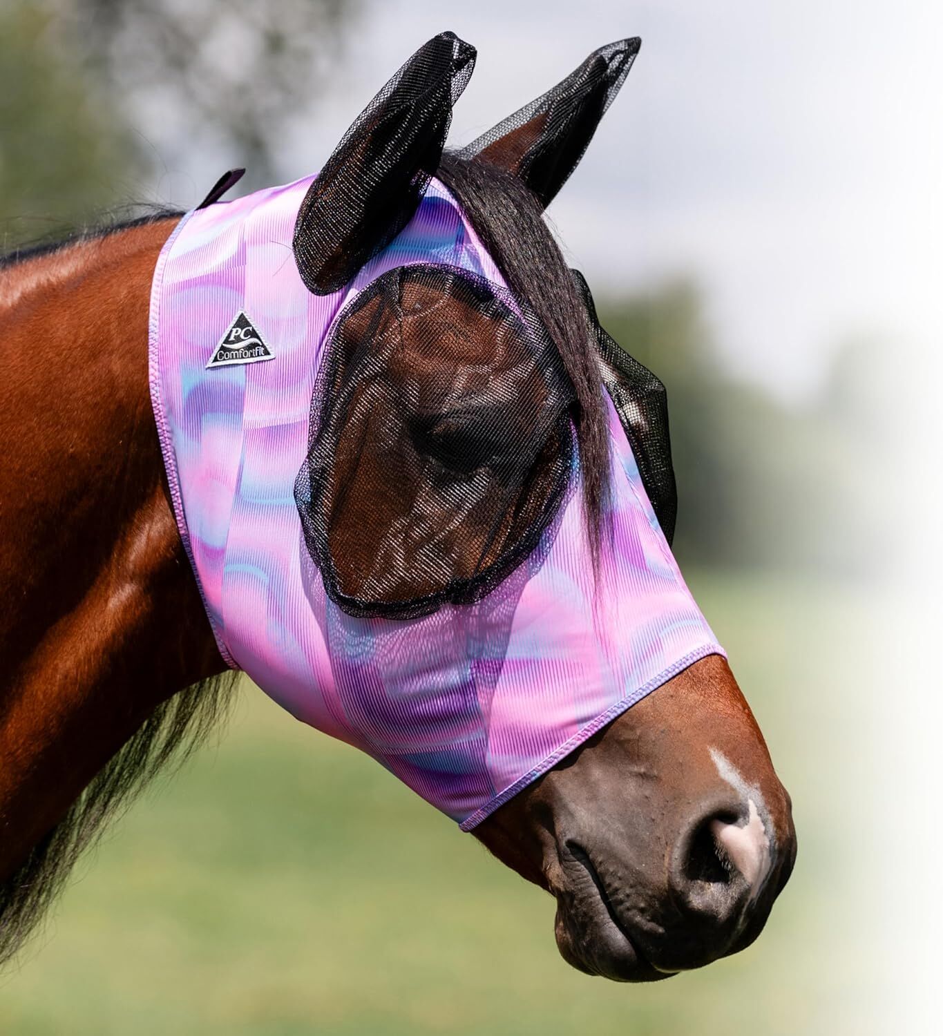 Professional's Choice Geometric Cob Comfort Fit Fly Mask