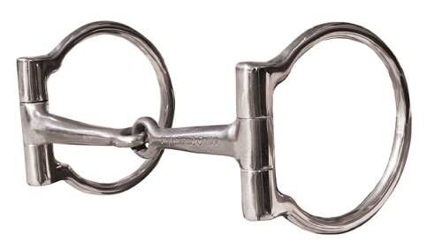 Professional's Choice D-Ring Snaffle, 3-In Rings X 5 1/4-In Mouth