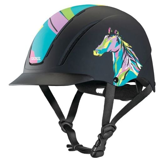 bike helmet for horse riding Terrain with Mips Technology, Multi-Directional Impact Protection System - Black Duratec / S (6-1/2 assicura la massima stabilit TuffRider Starter Riding Helmet -