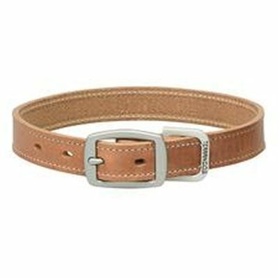Weaver Leather Straight Collar Leather - Russett, 1 in X 19 in