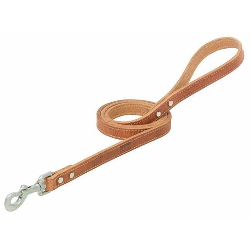 Weaver Leather Leather Dog Leash - Russet, 6 ft