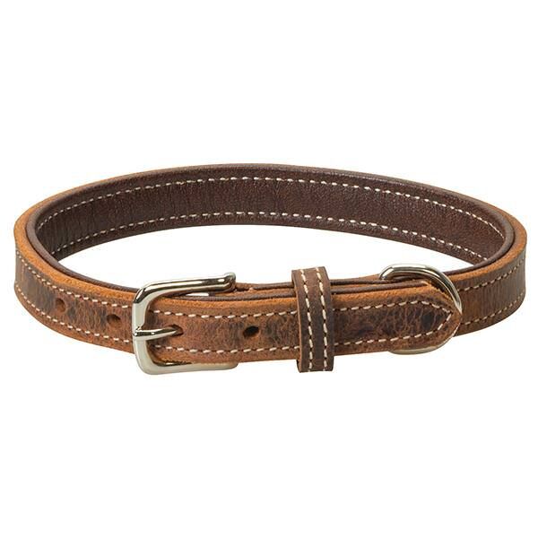 Weaver Leather Crazy Horse Dog Collar, 3/4-In x 17-In