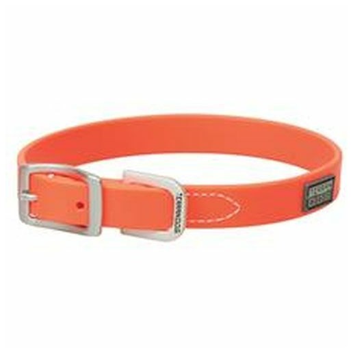 Weaver Leather 3/4In Dog Collar - Blaze Orange, 3/4 X 15 in