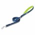 Weaver Leather Reflective Lined Dog Leash - Navy/Lime, 1 X 4 ft