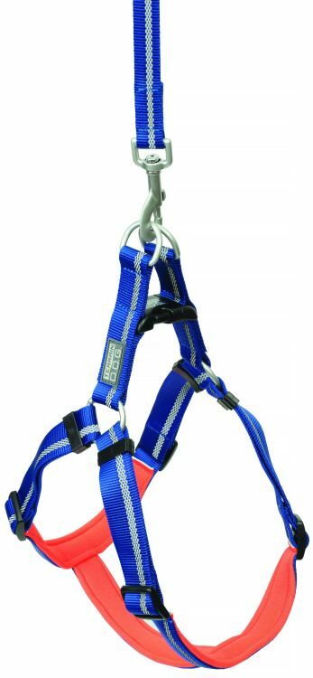 Weaver Leather Medium Reflective Neoprene Harness - Dark Blue, M