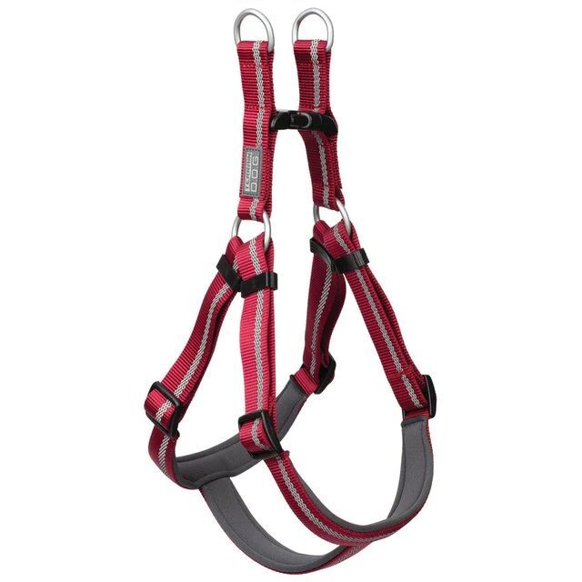 Terrain D.O.G. Medium Claret Reflective Neoprene Lined Harness