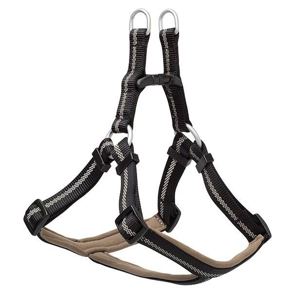 Terrain D.O.G. Large Black Reflective Neoprene Lined Harness