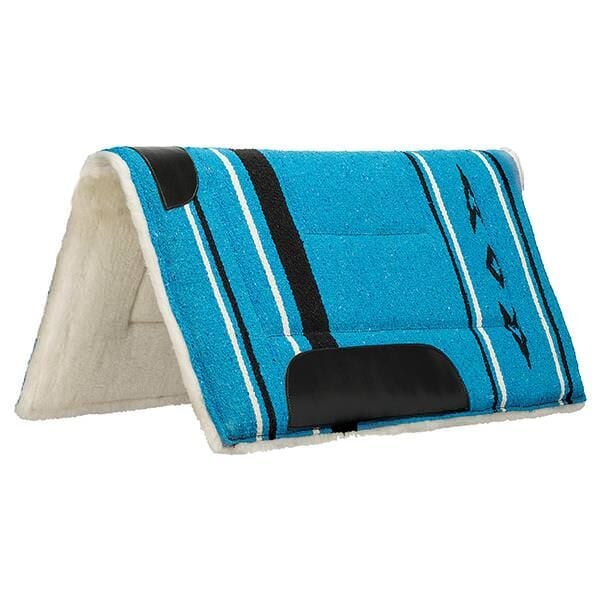 Weaver Leather Blue Acrylic Saddle Pad, Straight, 32-In x 32-In x 1-In